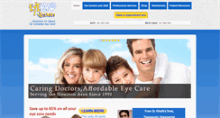 Desktop Screenshot of eyelandvision.net