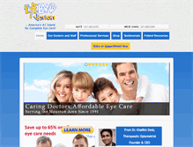 Tablet Screenshot of eyelandvision.net